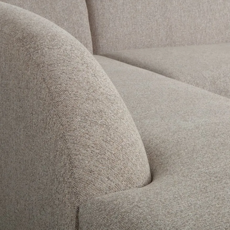 WOOOD Hoekbank Sloping Links Beige