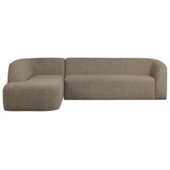 WOOOD Hoekbank Sloping Links Lichtbruin