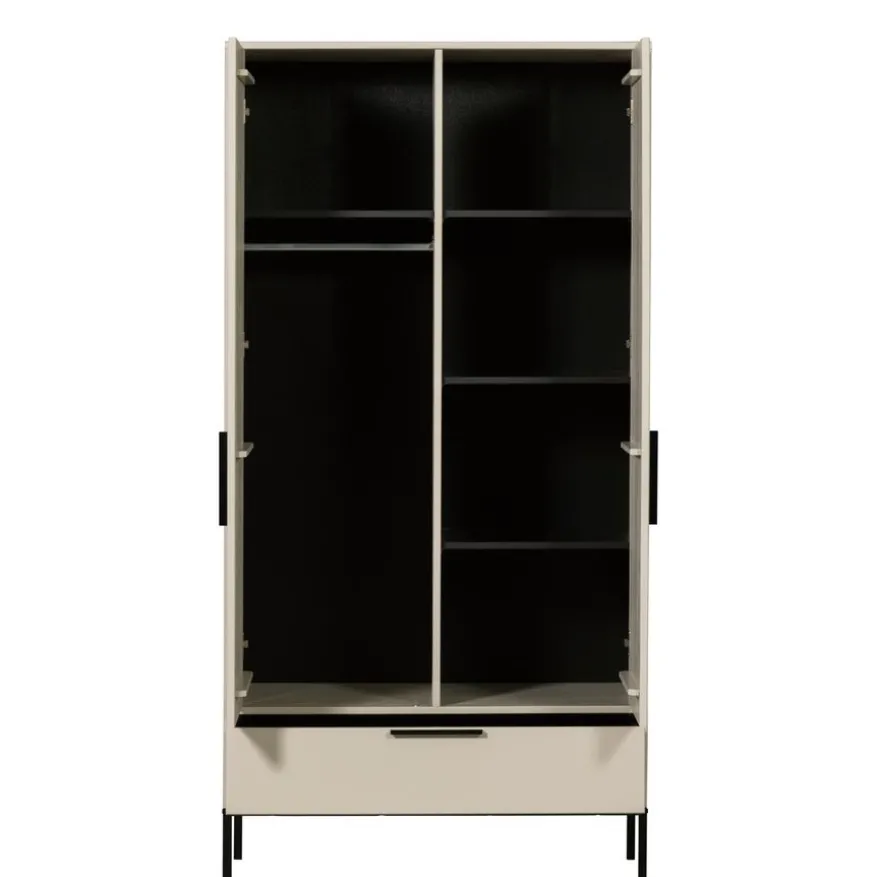 WOOOD Kledingkast Adam Dust - 100x200x53 cm