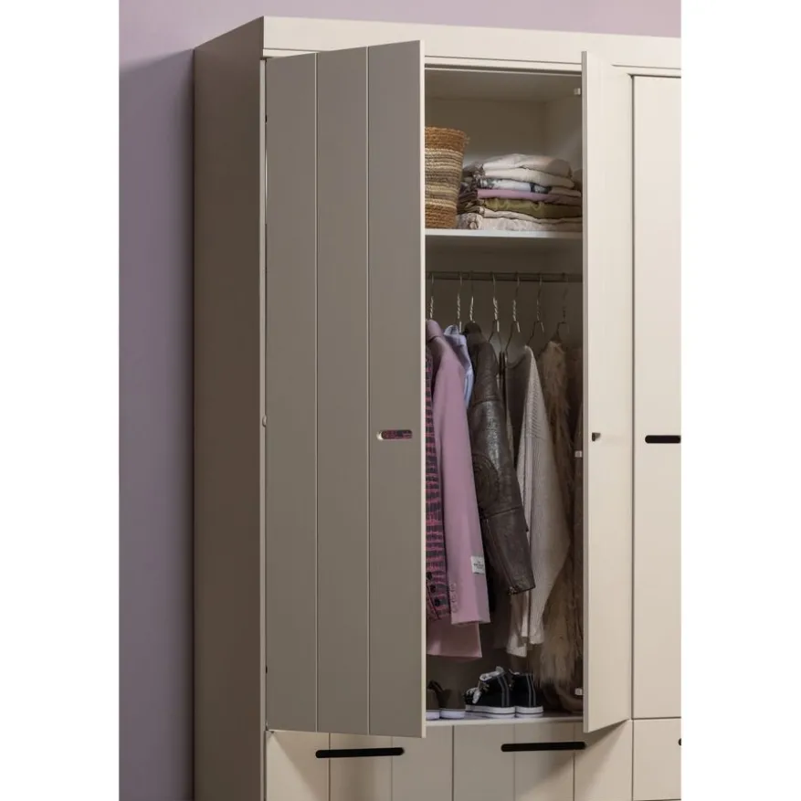WOOOD Kledingkast Connect Dust - 140x195x53 cm