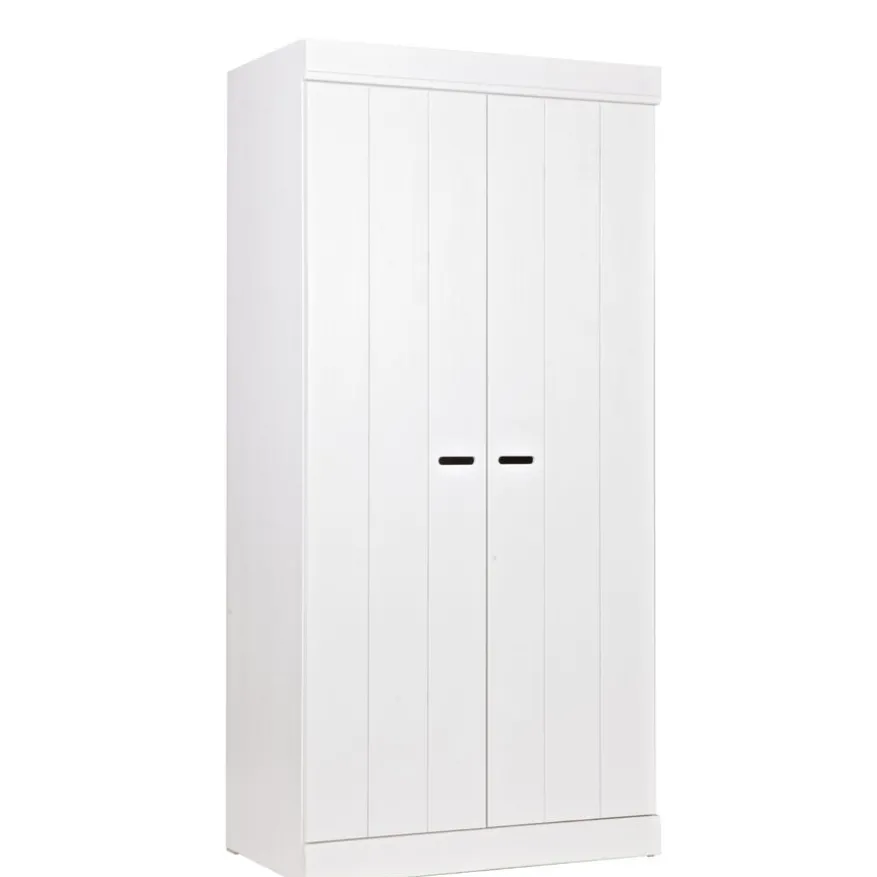 WOOOD Kledingkast Connect Wit - 94x195x53 cm