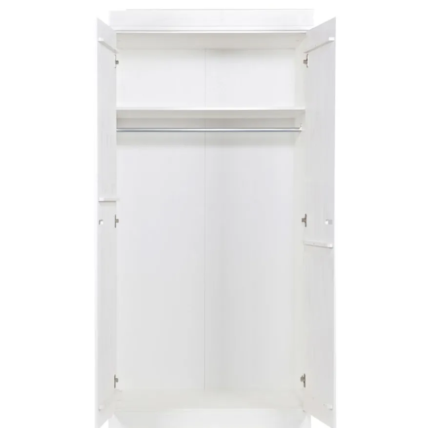 WOOOD Kledingkast Connect Wit - 94x195x53 cm