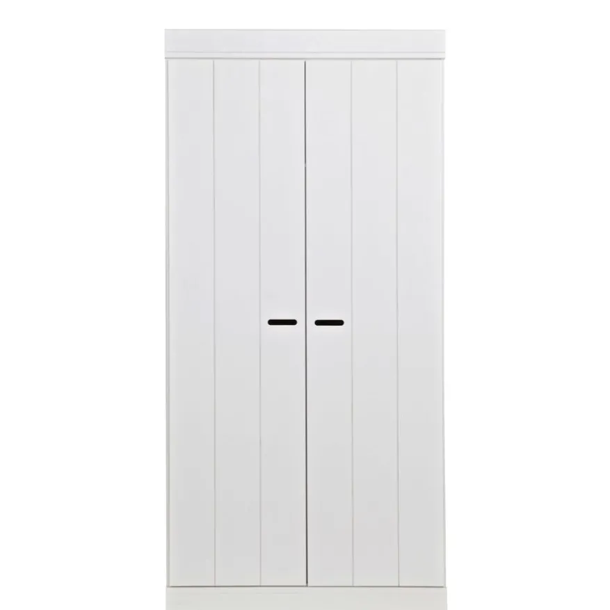 WOOOD Kledingkast Connect Wit - 94x195x53 cm