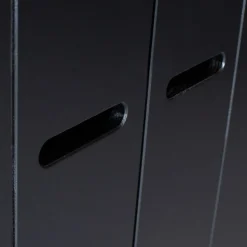 WOOOD Kledingkast Connect Zwart - 140x195x53 cm