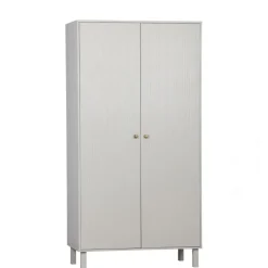 WOOOD Kledingkast Madu Grijs - 100x195x53 cm