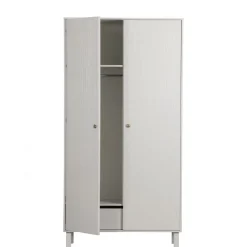 WOOOD Kledingkast Madu Grijs - 100x195x53 cm