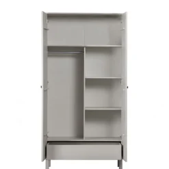 WOOOD Kledingkast Madu Grijs - 100x195x53 cm
