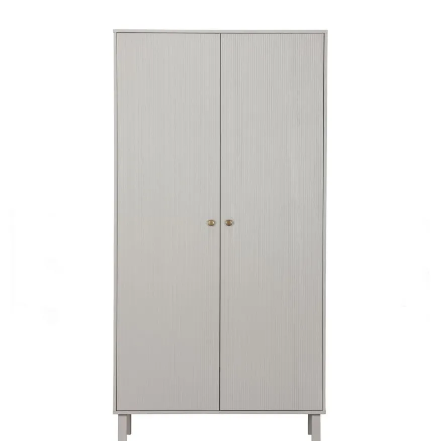 WOOOD Kledingkast Madu Grijs - 100x195x53 cm