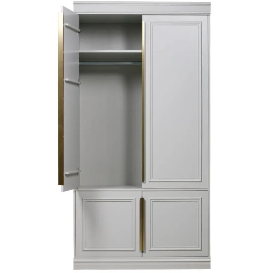 WOOOD Kledingkast Organize Mist - 110x215x62 cm