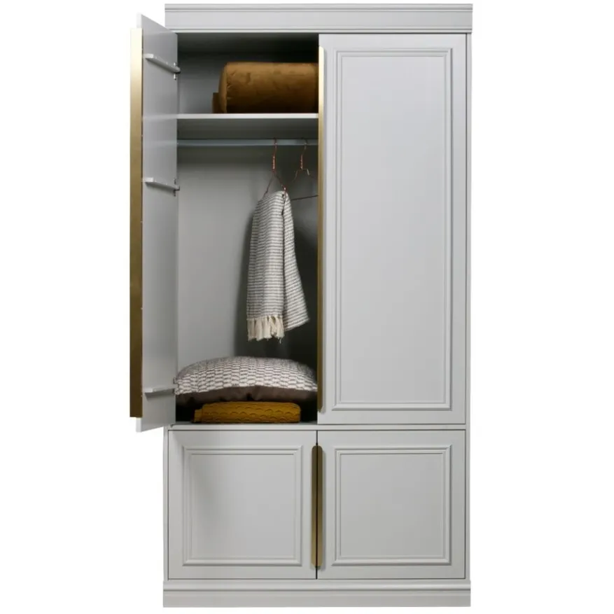 WOOOD Kledingkast Organize Mist - 110x215x62 cm