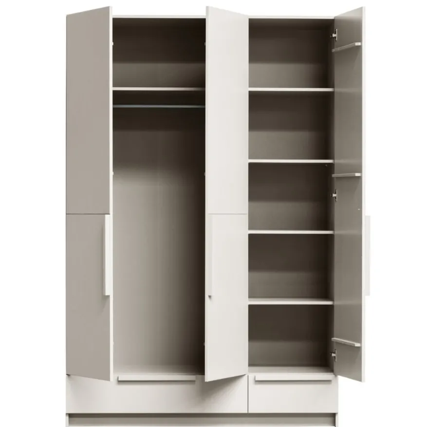 WOOOD Kledingkast Pure Dust - 142x215x60 cm
