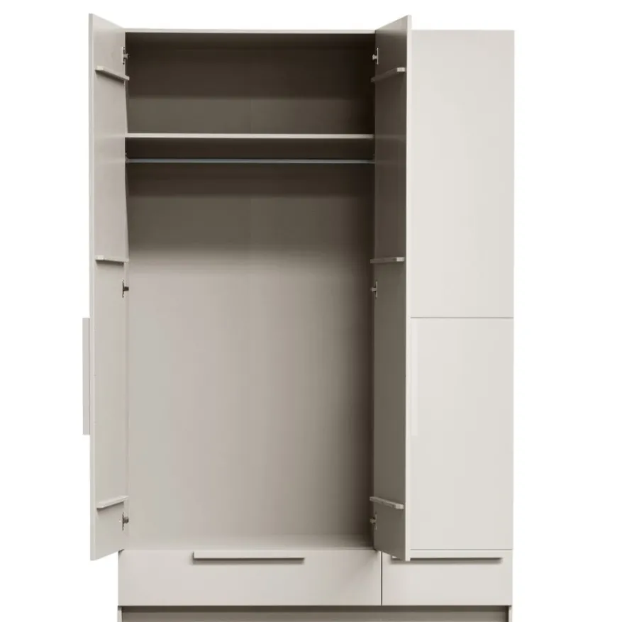 WOOOD Kledingkast Pure Dust - 142x215x60 cm