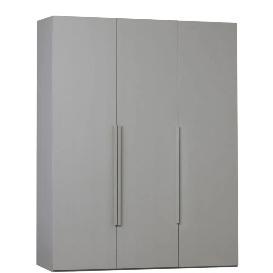 WOOOD Kledingkast Rens Grijs - 165x210x58 cm