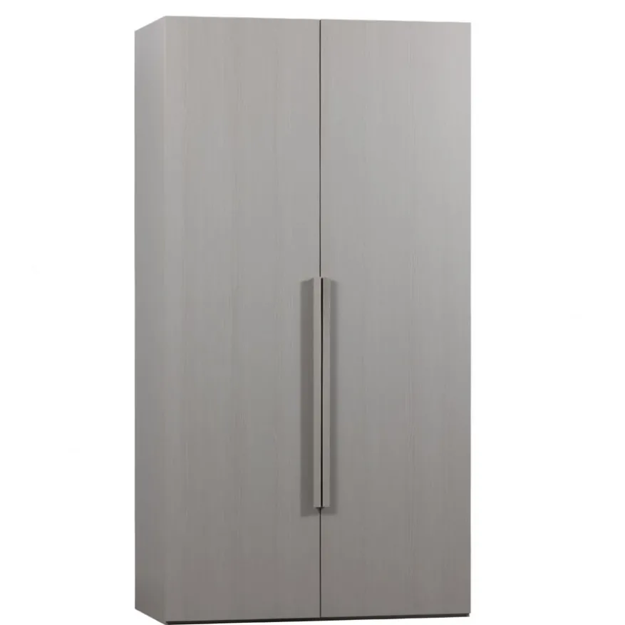 WOOOD Kledingkast Rens Grijs - 110x210x58 cm