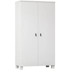 WOOOD Kledingkast Ties Wit - 111x202x55 cm