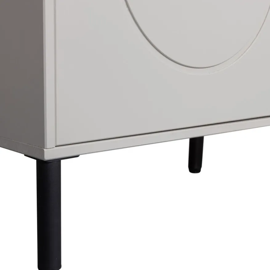 WOOOD Kledingkast Xina Grijs - 110x202x58 cm