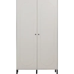 WOOOD Kledingkast Xina Grijs - 110x202x58 cm