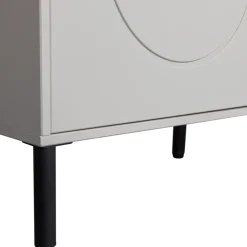WOOOD Kledingkast Xina Grijs - 110x202x58 cm