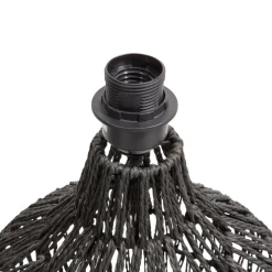 WOOOD Lampenvoet Macy Zwart - E27 - Ø 44 cm