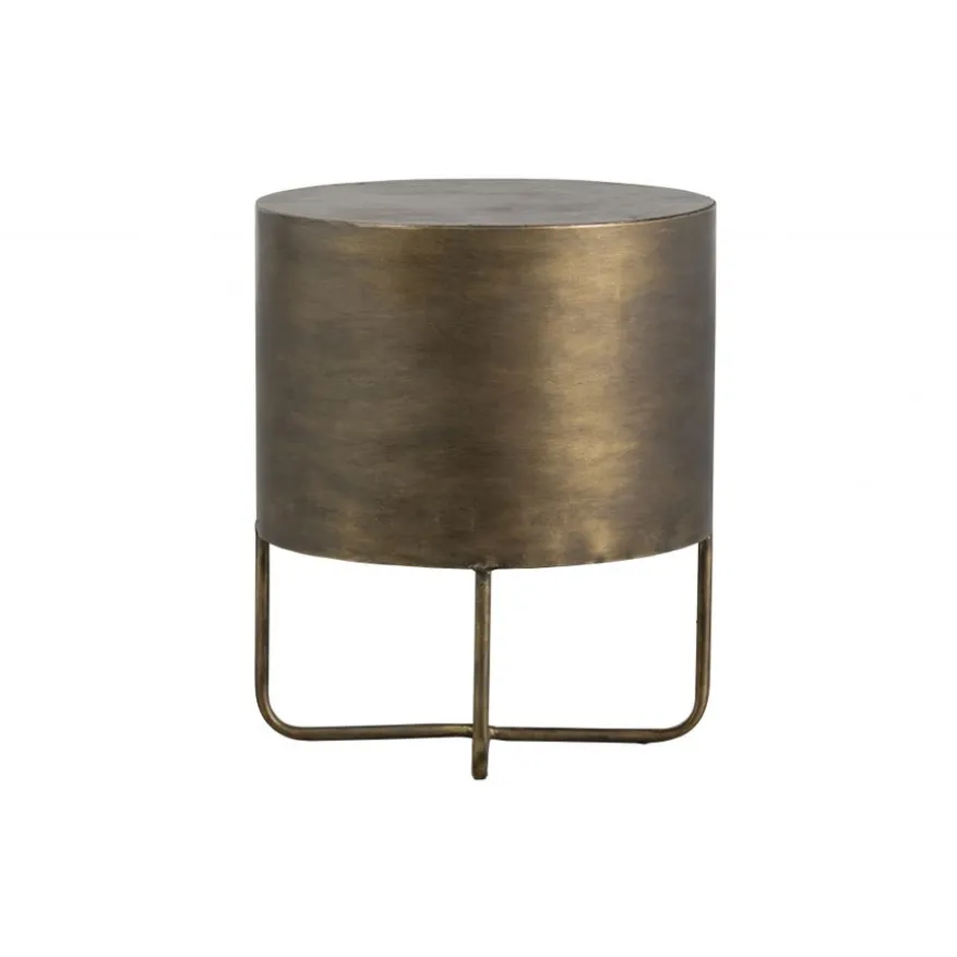WOOOD Nachtkastje Glossy Goud - 39x48x39 cm