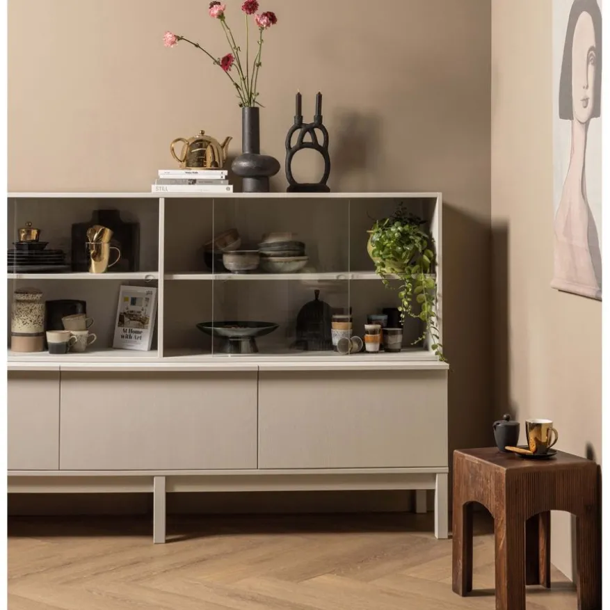 WOOOD Opzetkast Klink Mist - 200x60x35 cm
