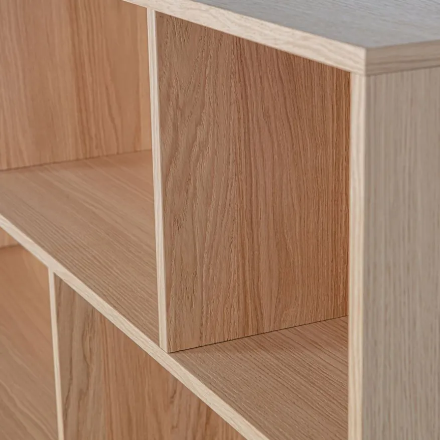WOOOD Opzetkast New Gravure Naturel - 200x65x30 cm