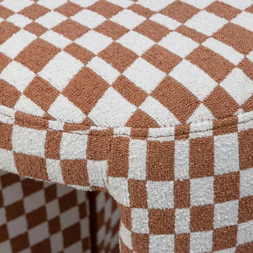 WOOOD Poef Charlie Oranje - Ø 45 cm