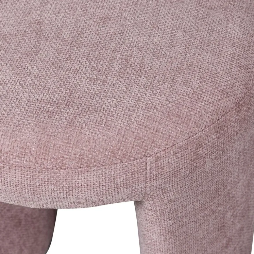 WOOOD Poef Charlie Roze - Ø 45 cm
