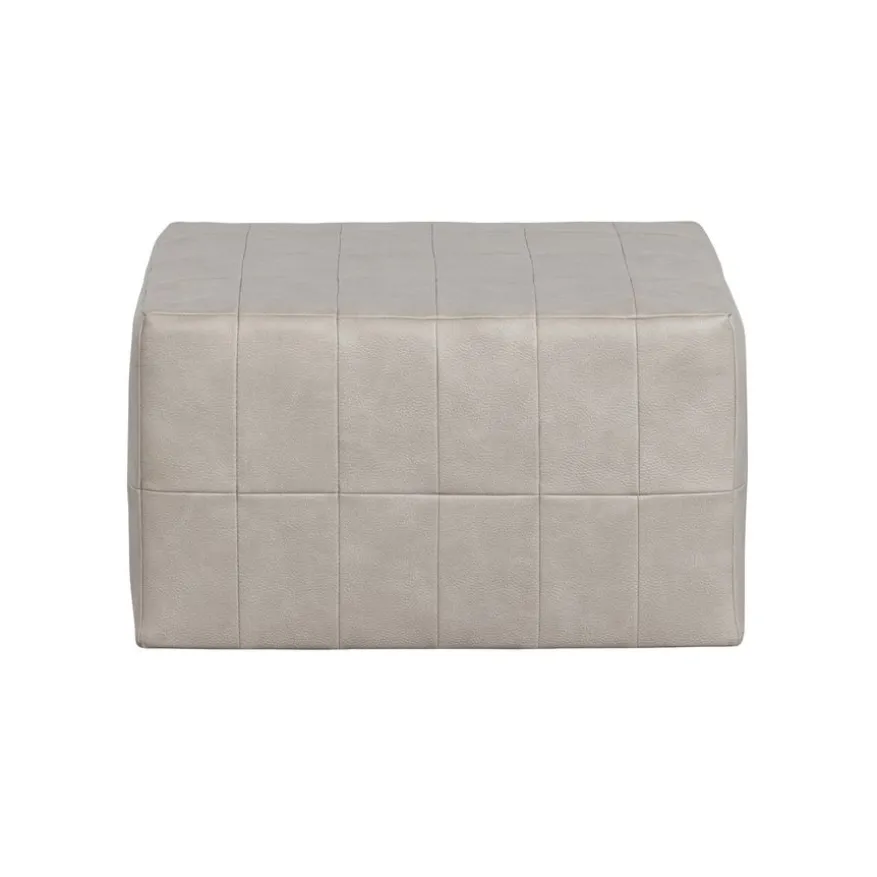 WOOOD Poef Patchwork Beige - 60x60 cm