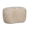 WOOOD Poef Popular Beige - 73x51 cm