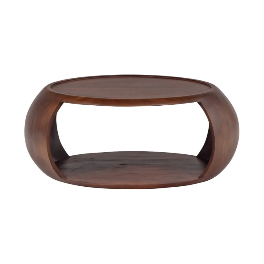 WOOOD Salontafel Cole Bruin - Ø 72 cm