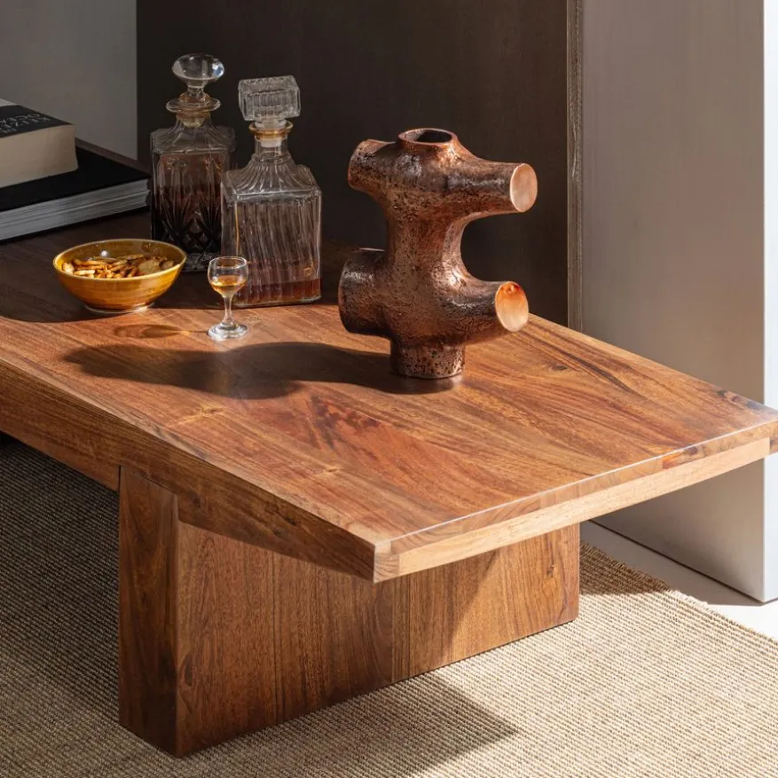 WOOOD Salontafel Eron Bruin - 152x48 cm