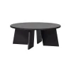 WOOOD Salontafel Fries Zwart - Ø 90 cm