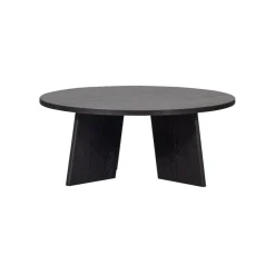 WOOOD Salontafel Fries Zwart - Ø 90 cm