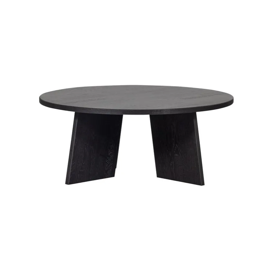 WOOOD Salontafel Fries Zwart - Ø 90 cm