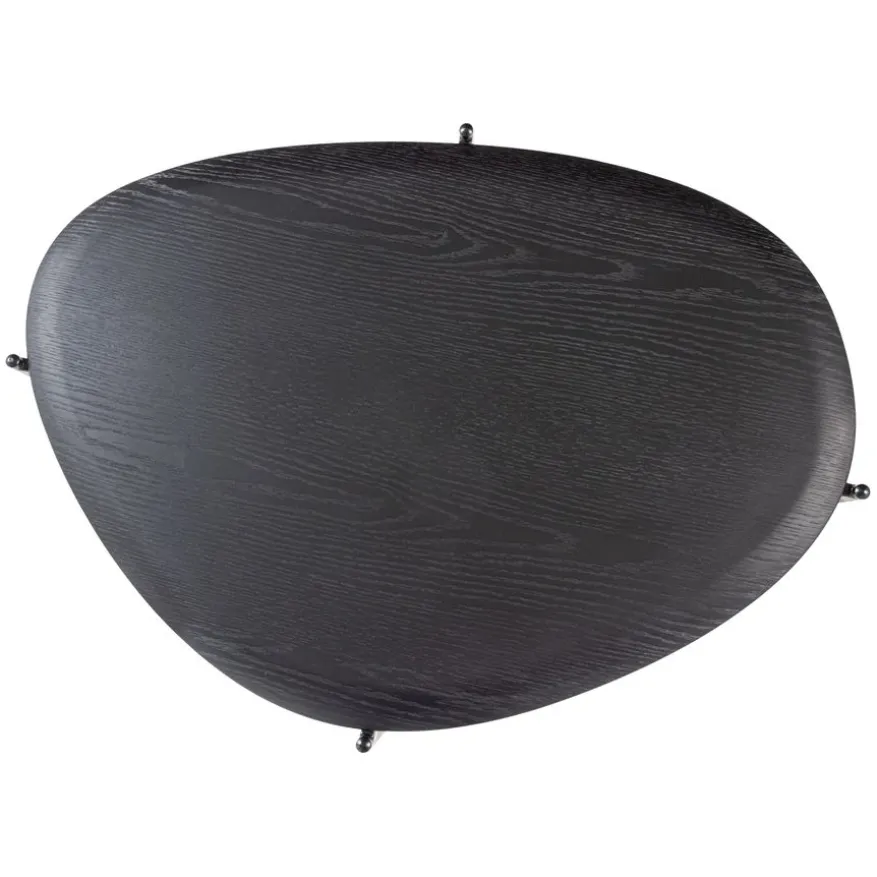 WOOOD Salontafel Kota Zwart - 92x67 cm
