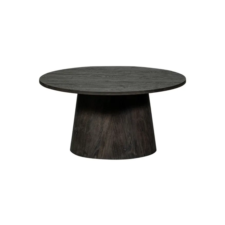 WOOOD Salontafel Maan Donkerbruin - Ø 80 cm