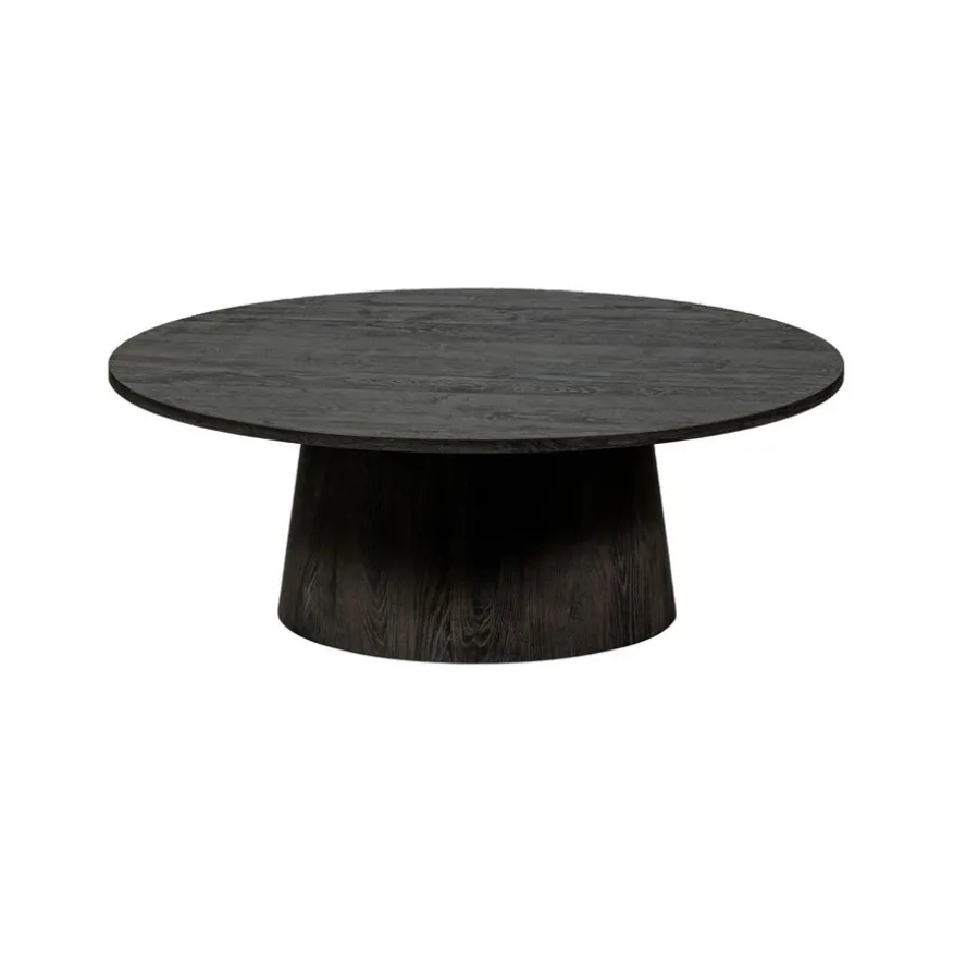 WOOOD Salontafel Maan Donkerbruin - Ø 100 cm
