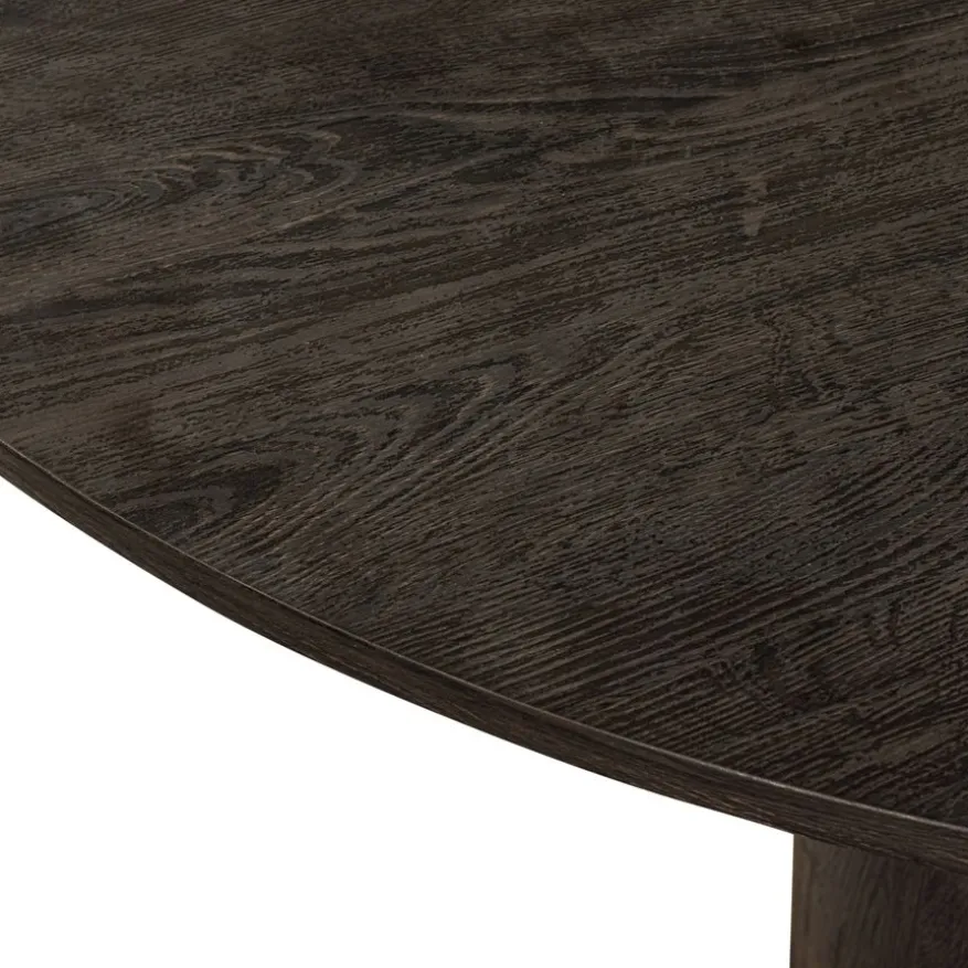 WOOOD Salontafel Maan Donkerbruin - Ø 100 cm