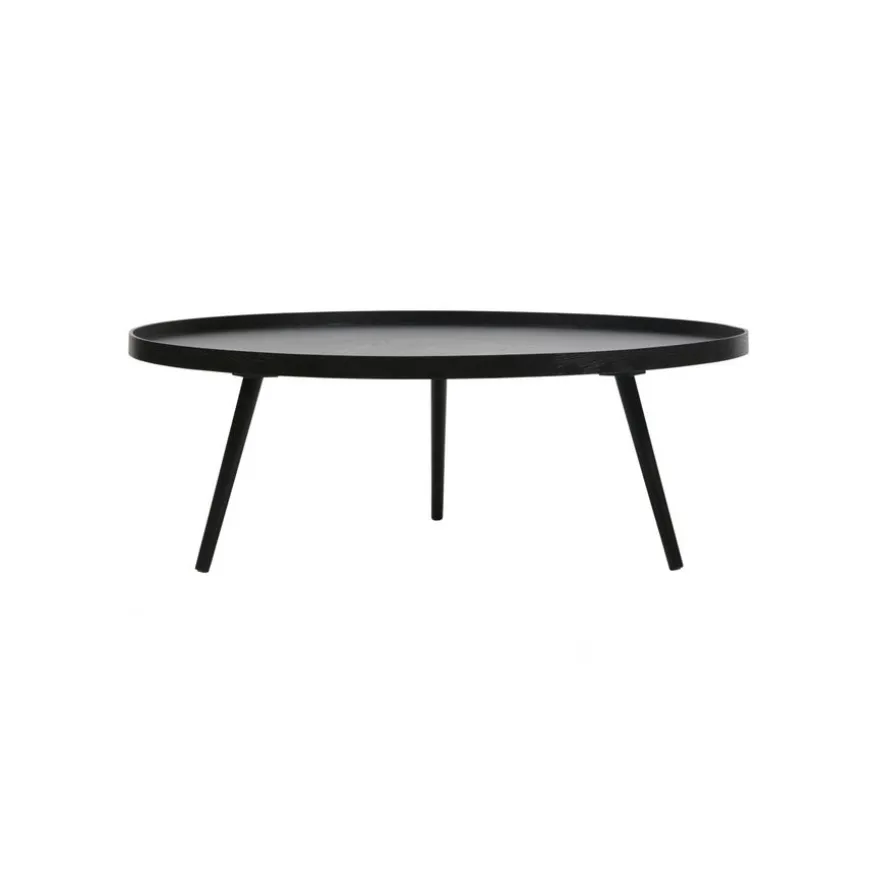 WOOOD Salontafel Mesa Zwart - Ø 100 cm