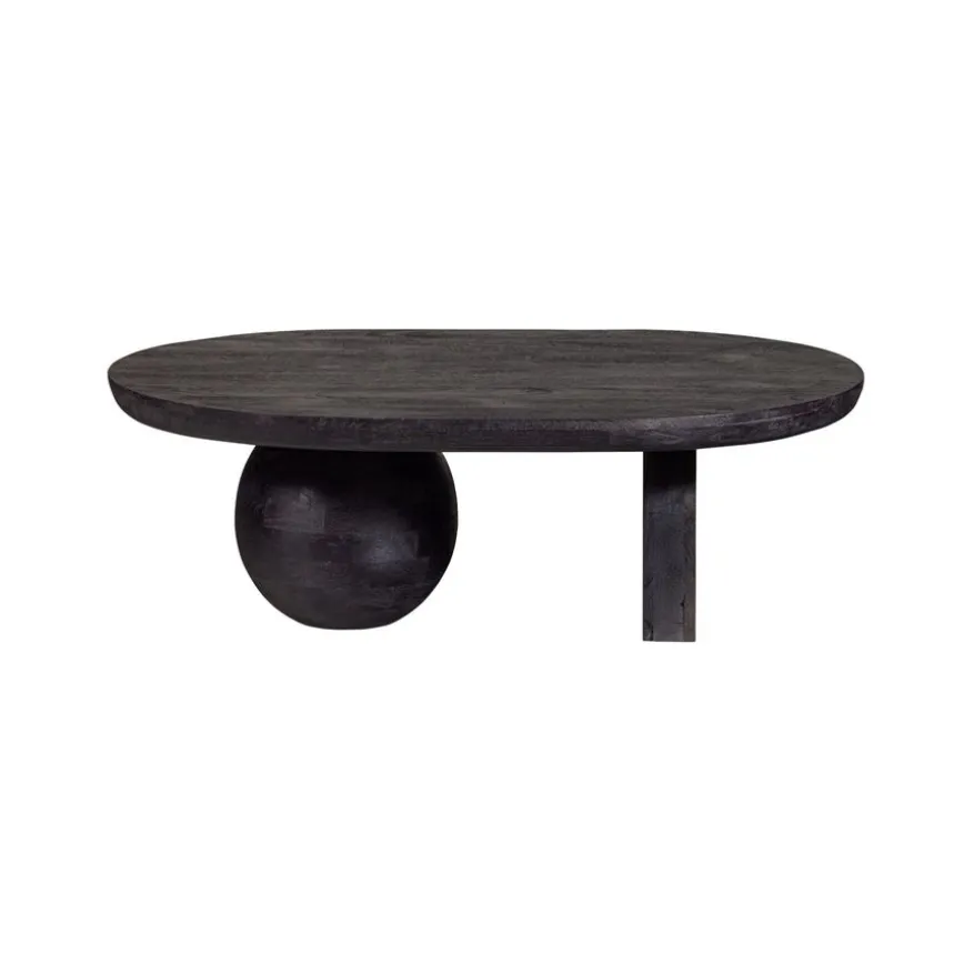 WOOOD Salontafel Steppe Zwart - 110x72 cm