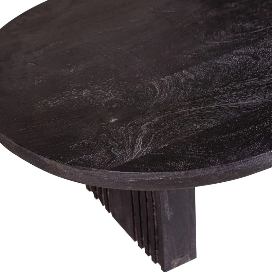 WOOOD Salontafel Steppe Zwart - 110x72 cm