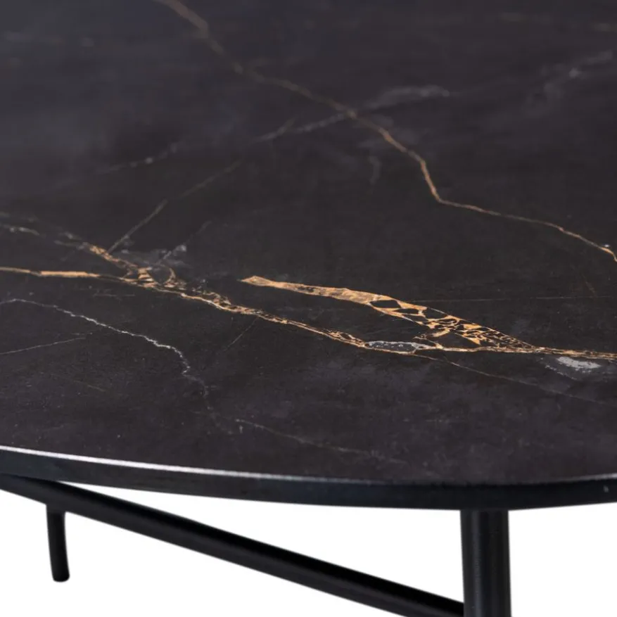 WOOOD Salontafel Vajen Zwart - 80x60 cm