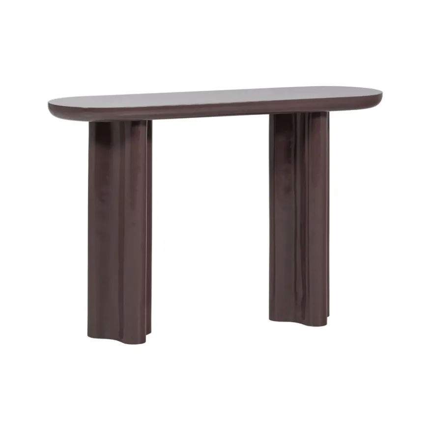 WOOOD Sidetable Evara Donkerbruin - 120x80x35 cm