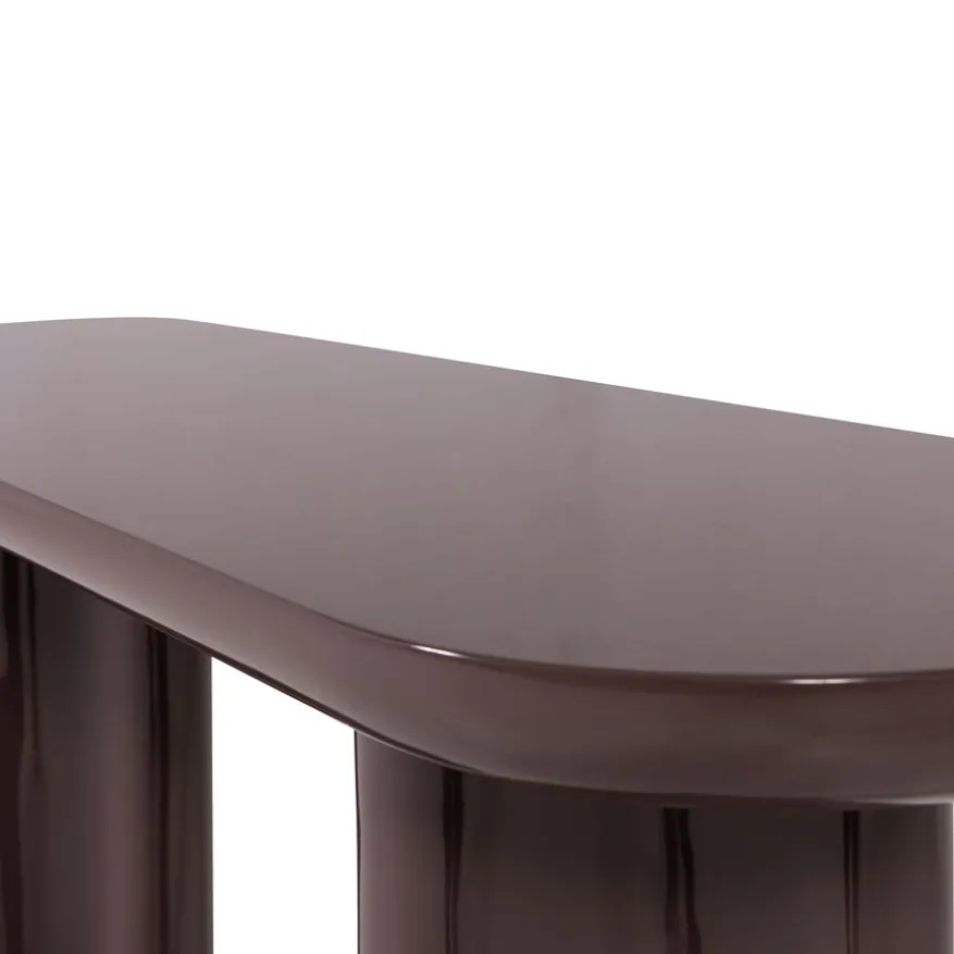 WOOOD Sidetable Evara Donkerbruin - 120x80x35 cm