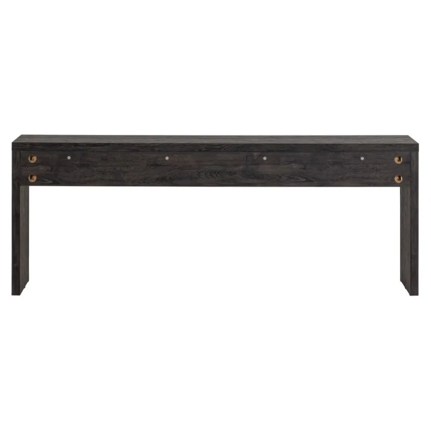 WOOOD Sidetable Maan Donkerbruin - 200x75x45 cm