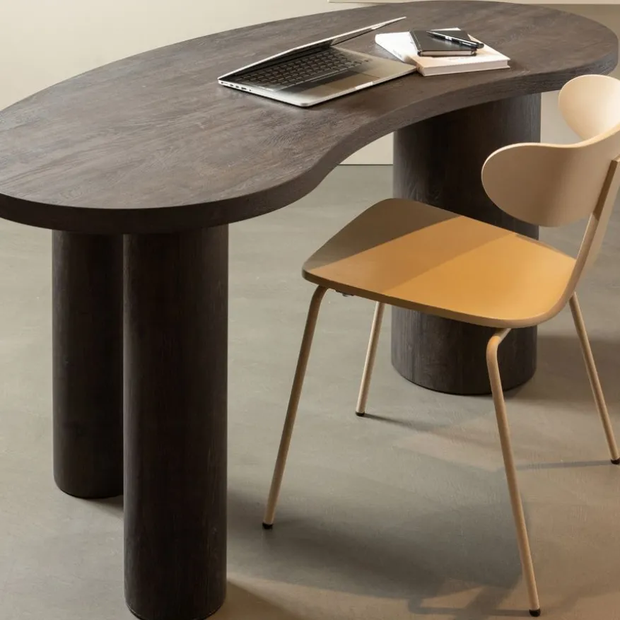 WOOOD Sidetable Maan Donkerbruin - 150x75x70 cm