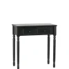 WOOOD Sidetable Romy Zwart - 75x78x38 cm