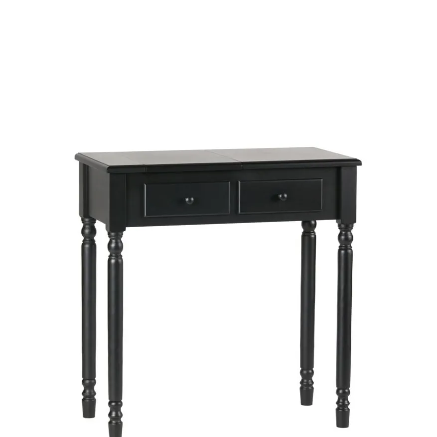 WOOOD Sidetable Romy Zwart - 75x78x38 cm