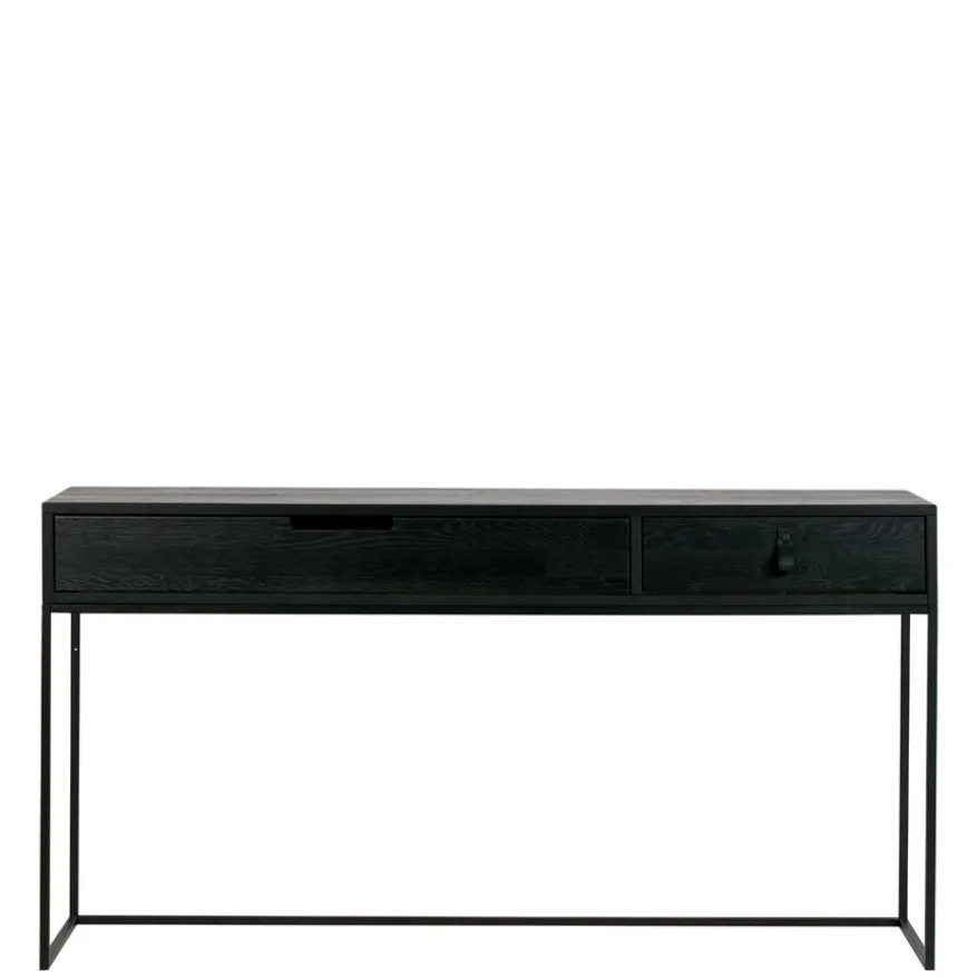 WOOOD Sidetable Silas Zwart - 140x74x40 cm